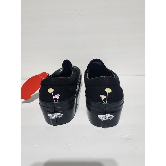 Vans Women's 6.5 Classic Slip-On Platform Morph Glow In The Dark Gothic Punk - Picture 5 of 8